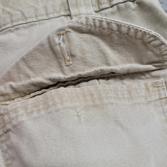 L.L.Bean Pants Womens 16 Tan Vintage Flannel Lined Pathfinder Straight Pockets - Picture 5 of 12